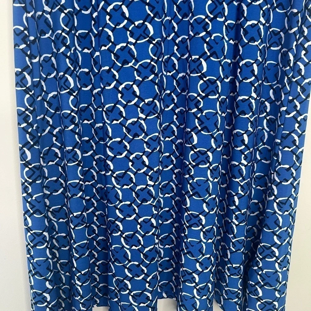 Chaps Royal Blue Sleeved Dress Size Medium - Picture 5 of 5